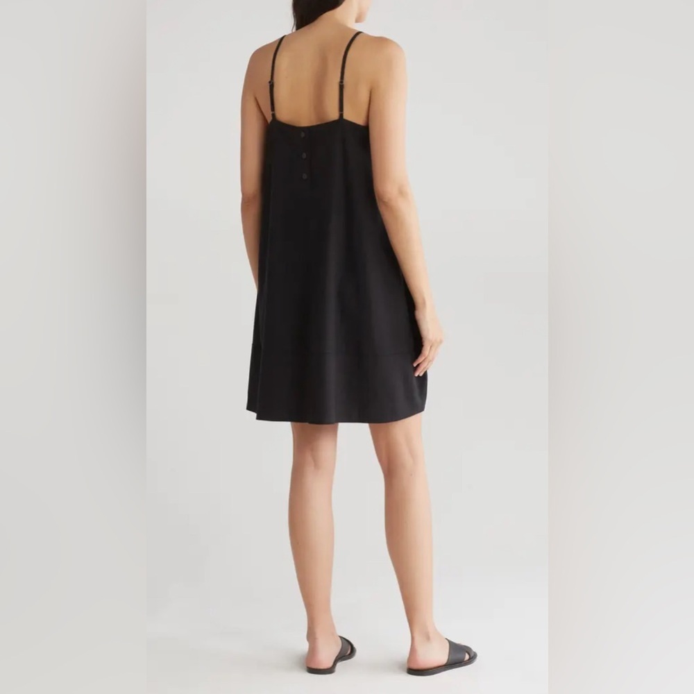 Melrose & Market Button Back Apron Minidress - Picture 2 of 6